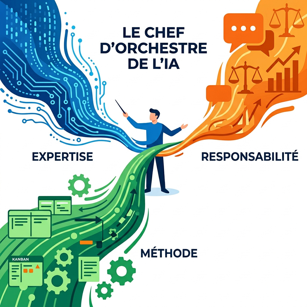 Infographie : Formation Chef de Projet IA en 2026 : Guide Complet du Métier, des Compétences et des Meilleurs Parcours