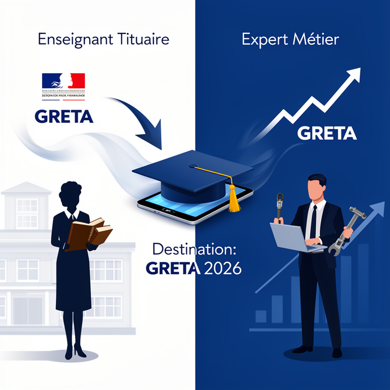 Infographie : enseignant greta