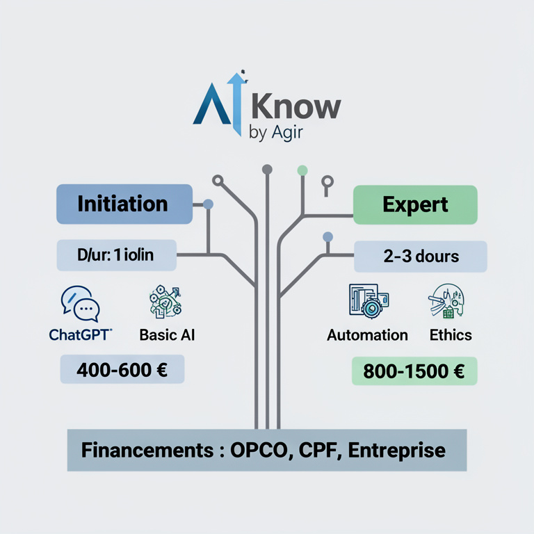 Infographie : agir formations chatgpt ia