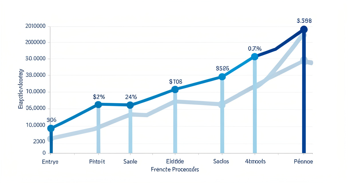 Graphique d'évolution du salaire d'un procureur de 2150 à 7000 euros bruts