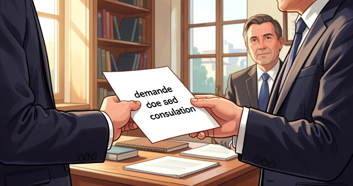 Demande de consultation des comptes remise par un adhérent au président de l'association